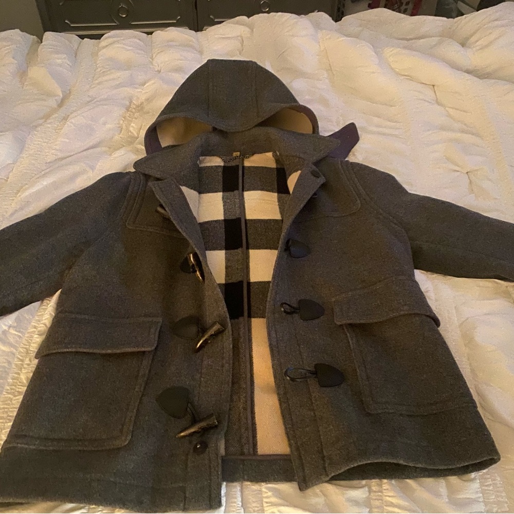 Mens Burberry pea coat size xxl
